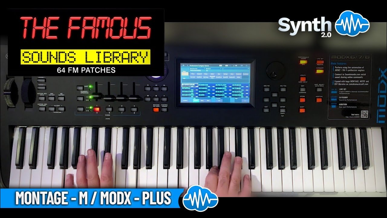 THE FAMOUS DX7 - 64 FM SOUNDS | YAMAHA MONTAGE M MODX PLUS | SOUND LIBRARY