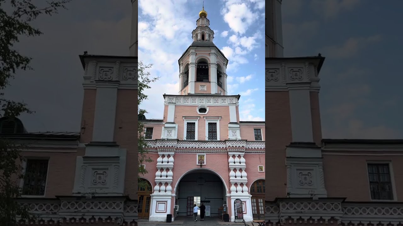 Православный храм Надвратная церковь Симеона Столпника в Даниловом монастыре | колокольный звон.
