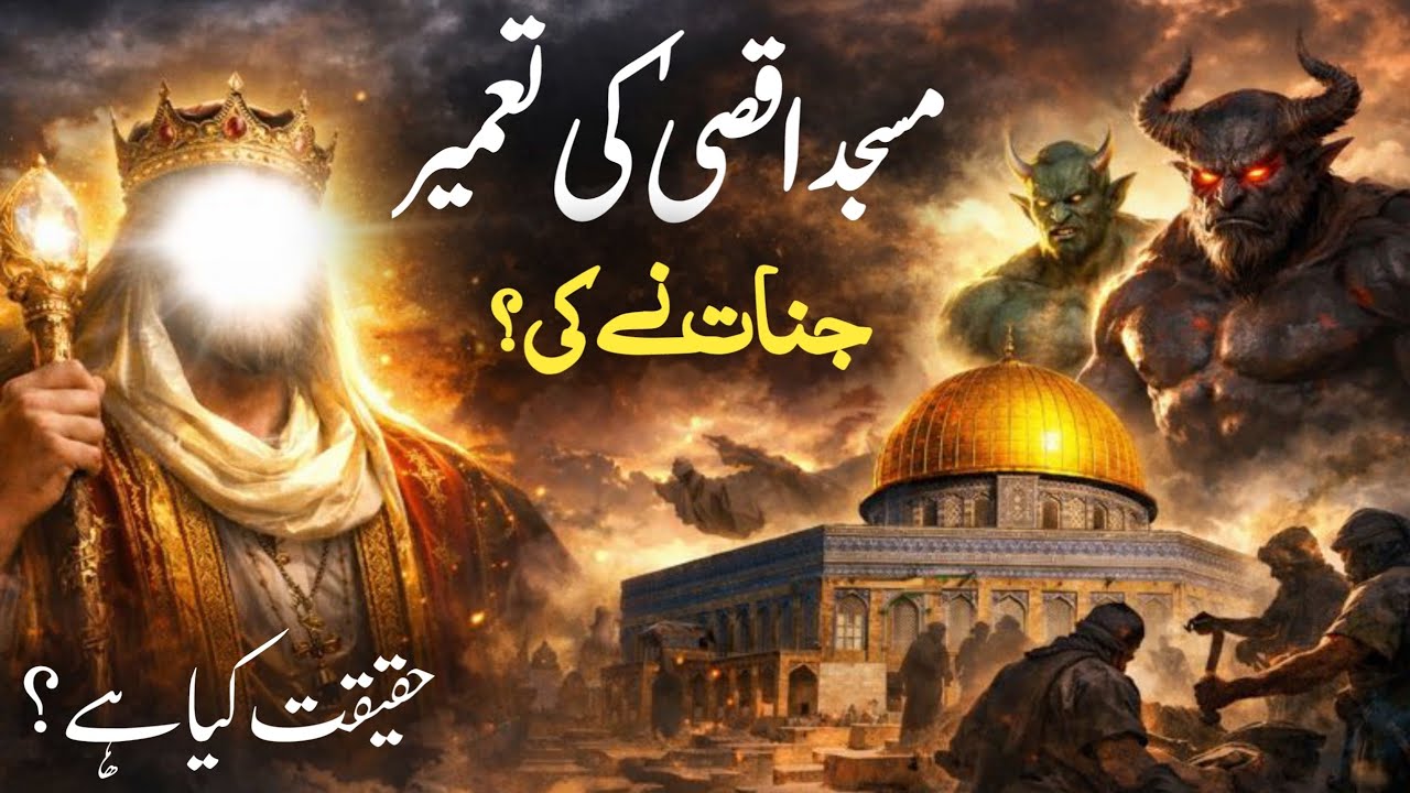 Did Jinn Build Masjid Al Aqsa? | The Hidden Truth of Hazrat Suleiman (AS) |@Alivoice1.0 