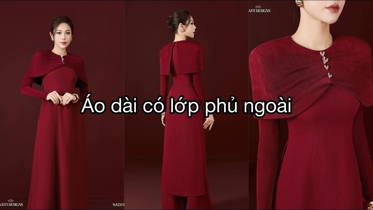 Dạy cắt may: Hướng dẫn cách cắt áo dài tay thường có lớp phủ ngoài| Hoàng Sơn designer