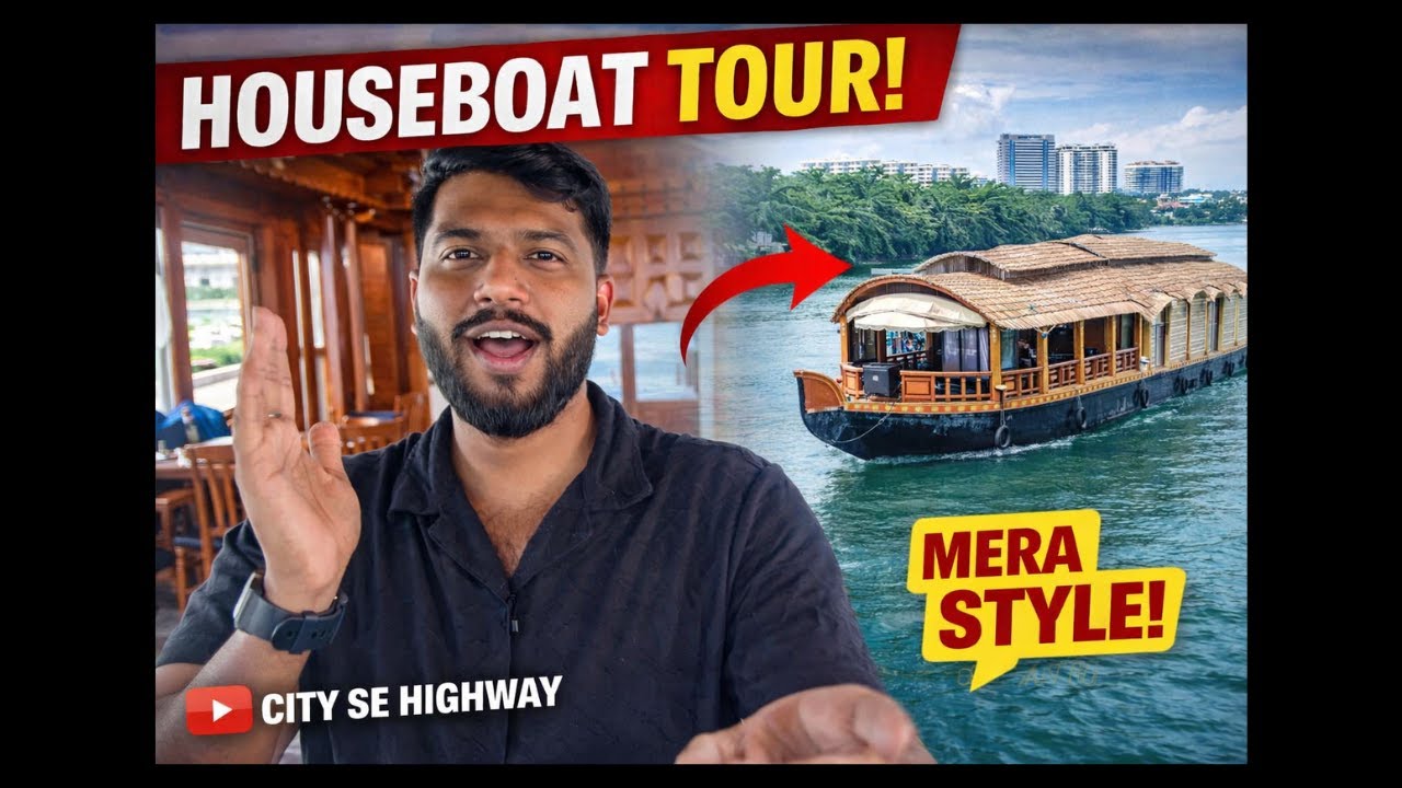 My First Houseboat Experience in Kerala 🚤🌴 | Alleppey Backwaters | Kerala Travel Vlog