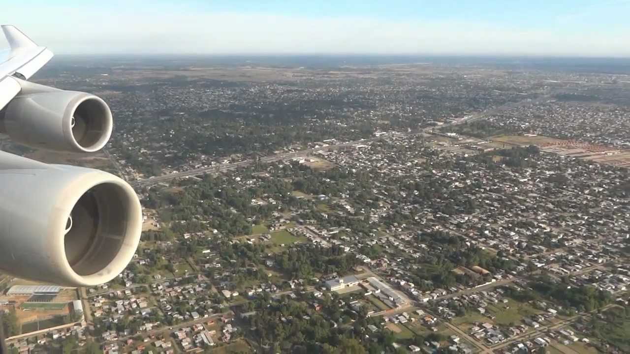 Lufthansa Boeing 747-430 - landing in Argentina, Buenos Aires Ezeiza Airport