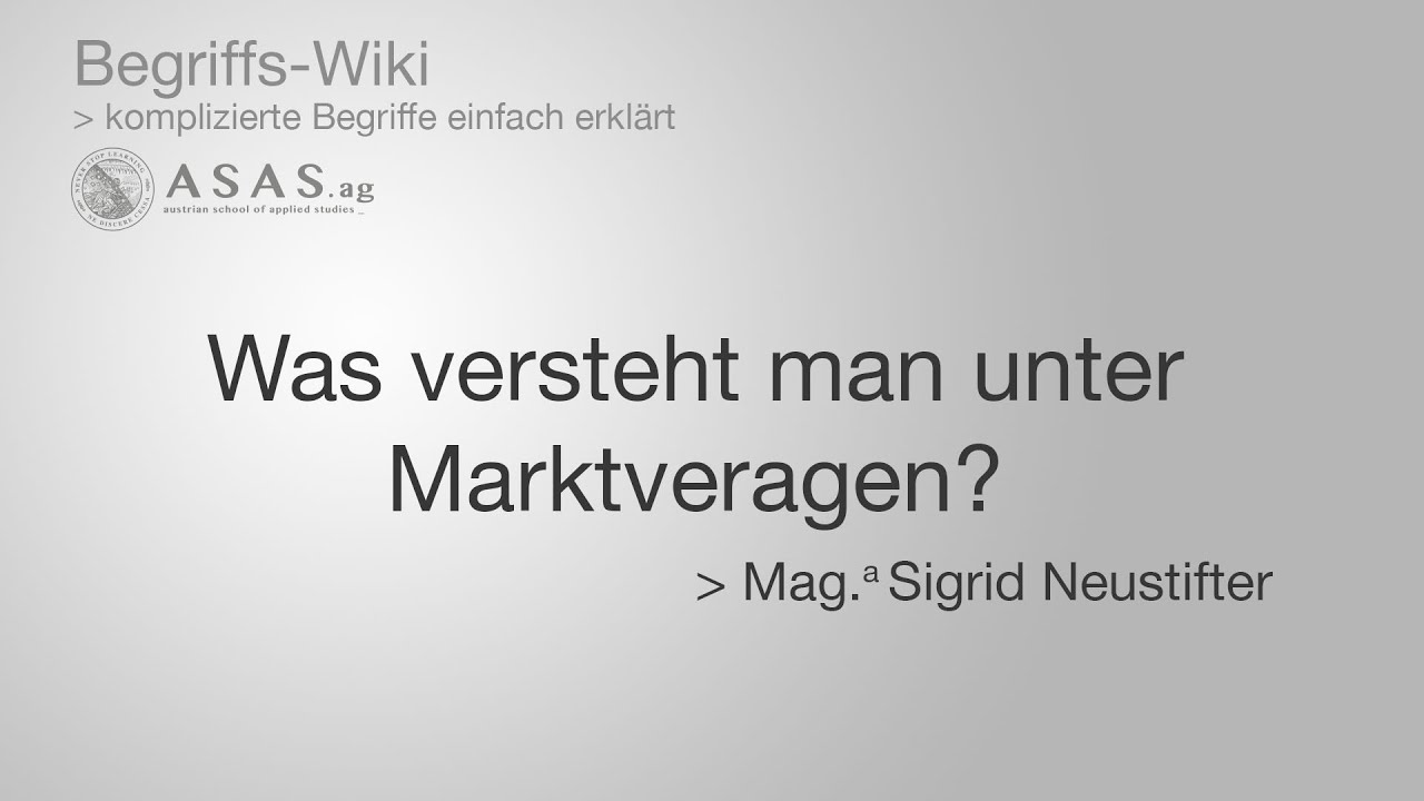 Was versteht man unter Marktversagen?