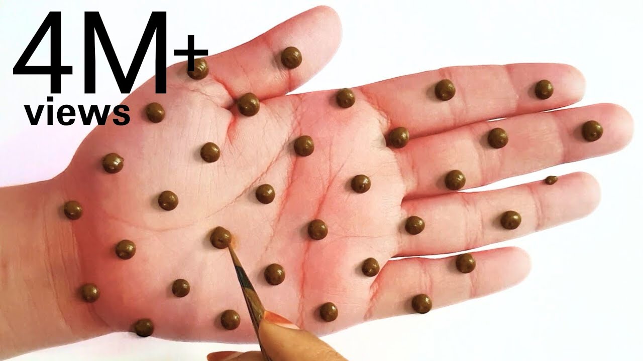 Latest Easy dotted Diwali Special Mehandi Designs| Simple mehndi | Henna design