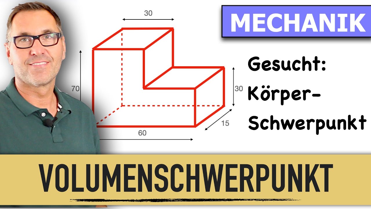 Volumenschwerpunkt | Körperschwerpunkt | Schwerpunkt zusammengesetzter Körper