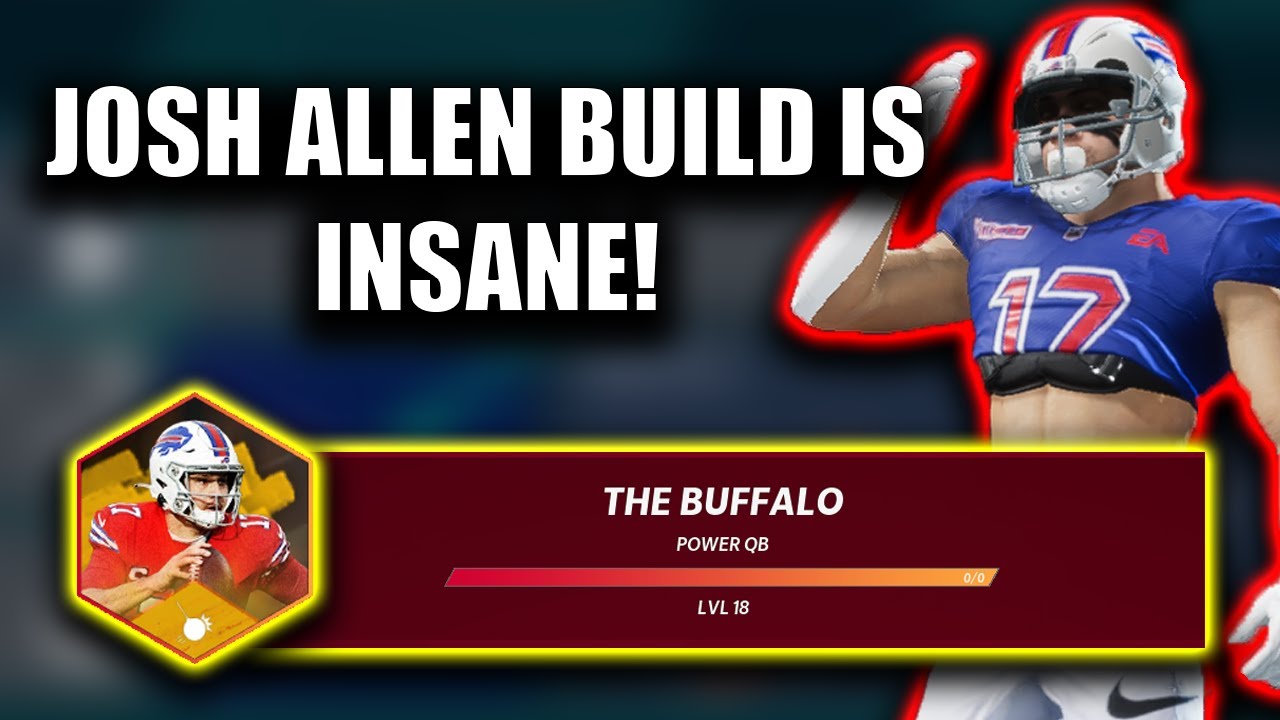 JOSH ALLEN BUILD IS AMAZING! MADDEN 21 THE YARD PROTOTYPES!