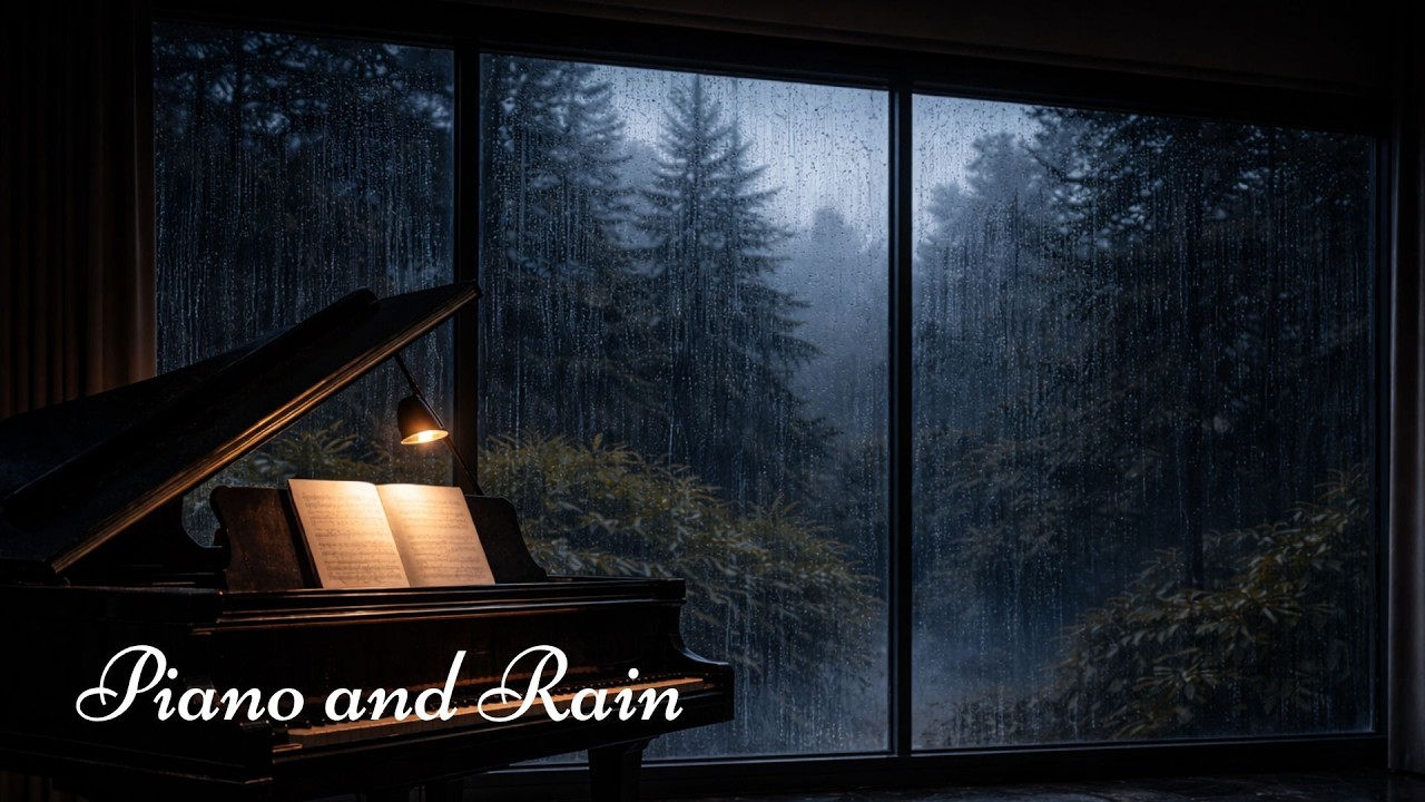 🌧10시간 | 숙면을 위한 조용한 비 & 부드러운 피아노| 즉시 잠에 빠지기 Prayer Rain Vol.4 | 10 Hours🌙
