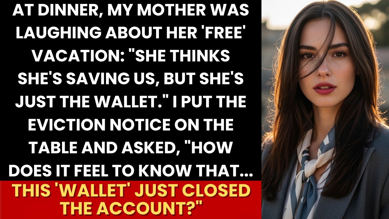 Mom Laughed At Me “She’s Just The Wallet” — I Put The Eviction Notice “How’s The Account Closure?”