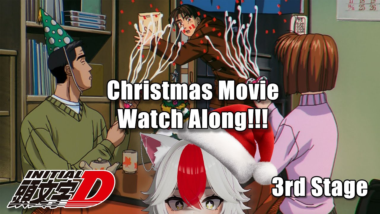 Initial D 3rd Stage is a Christmas Movie so We'll do a Watch Along (pls read description)