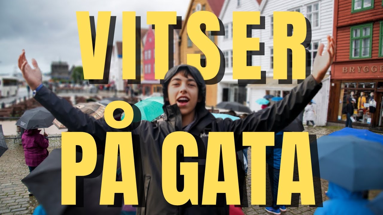 Forteller VITSER på GATA! Har bergensere HUMOR?