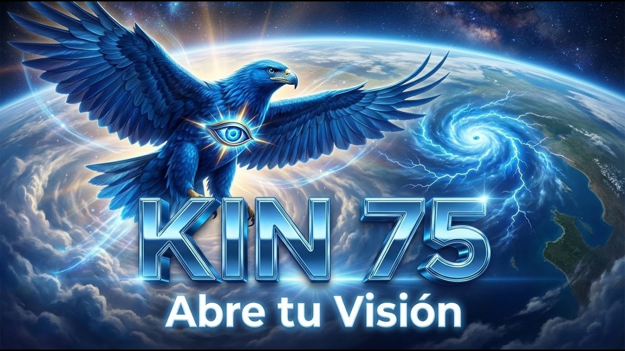 ¡Eleva tu Mente! 🦅 KIN 75: Águila Planetaria Azul | Música para Manifestar