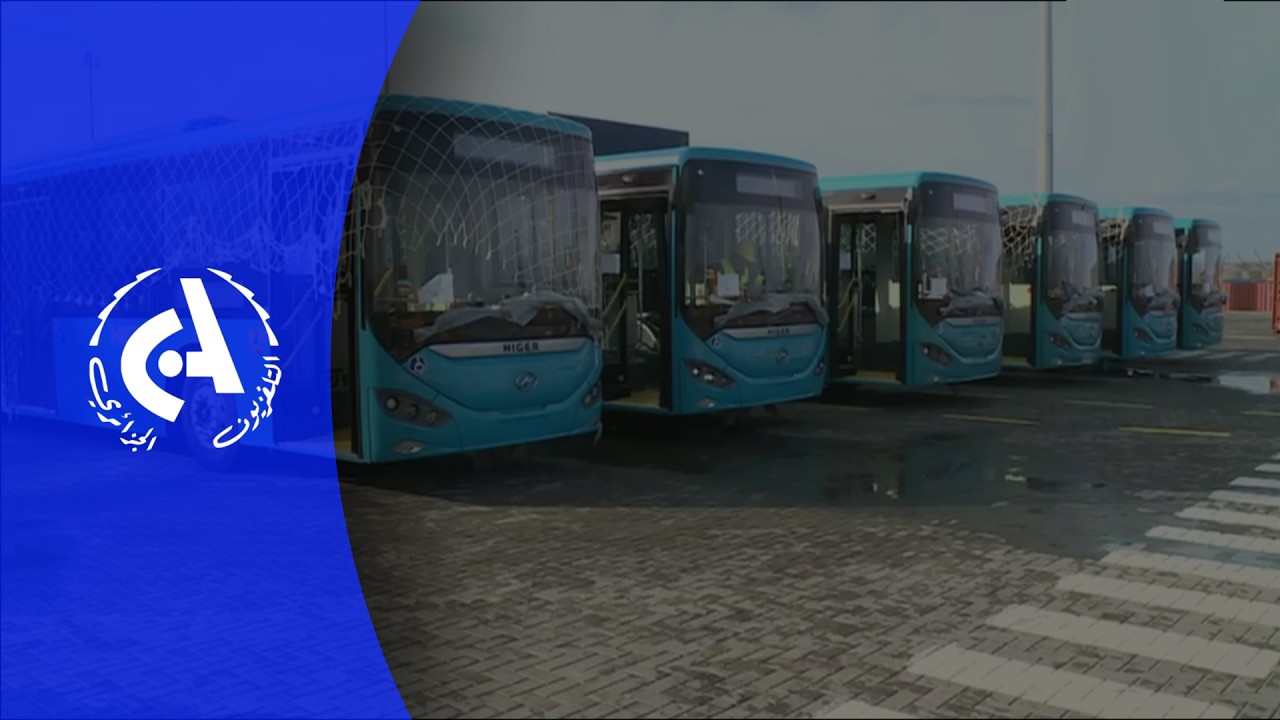 Port de Djen Djen: réception d' une nouvelle cargaison de 210 autobus modernes