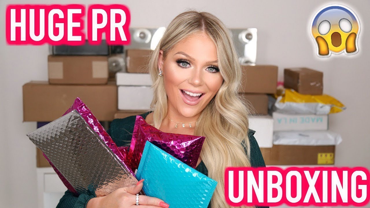 HUGE PR UNBOXING HAUL | FREE MAKEUP BEAUTY GURUS GET