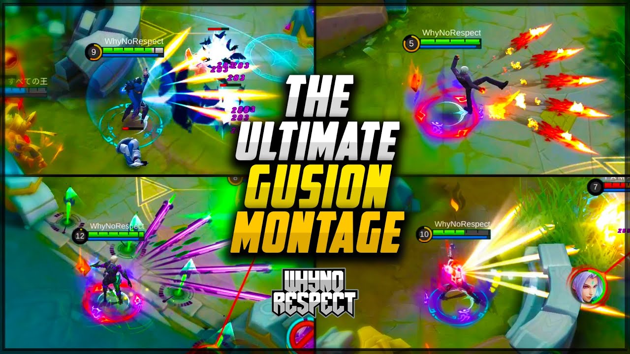 THE ULTIMATE GUSION MONTAGE | 4 Gusion Skins | Last Gusion Montage Before Update | Mobile Legends