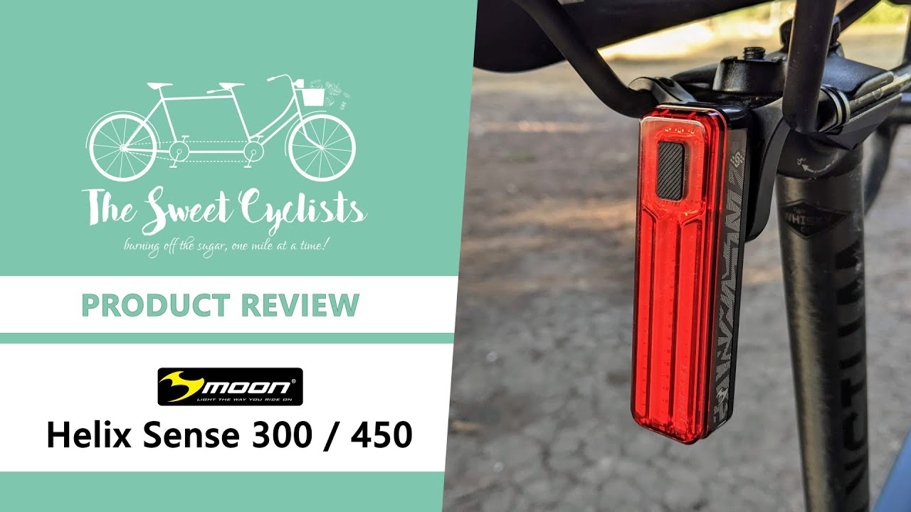 One of the brightest taillights on the market - Moon Sport Helix Sense 300 and Sense 450 Bike Review