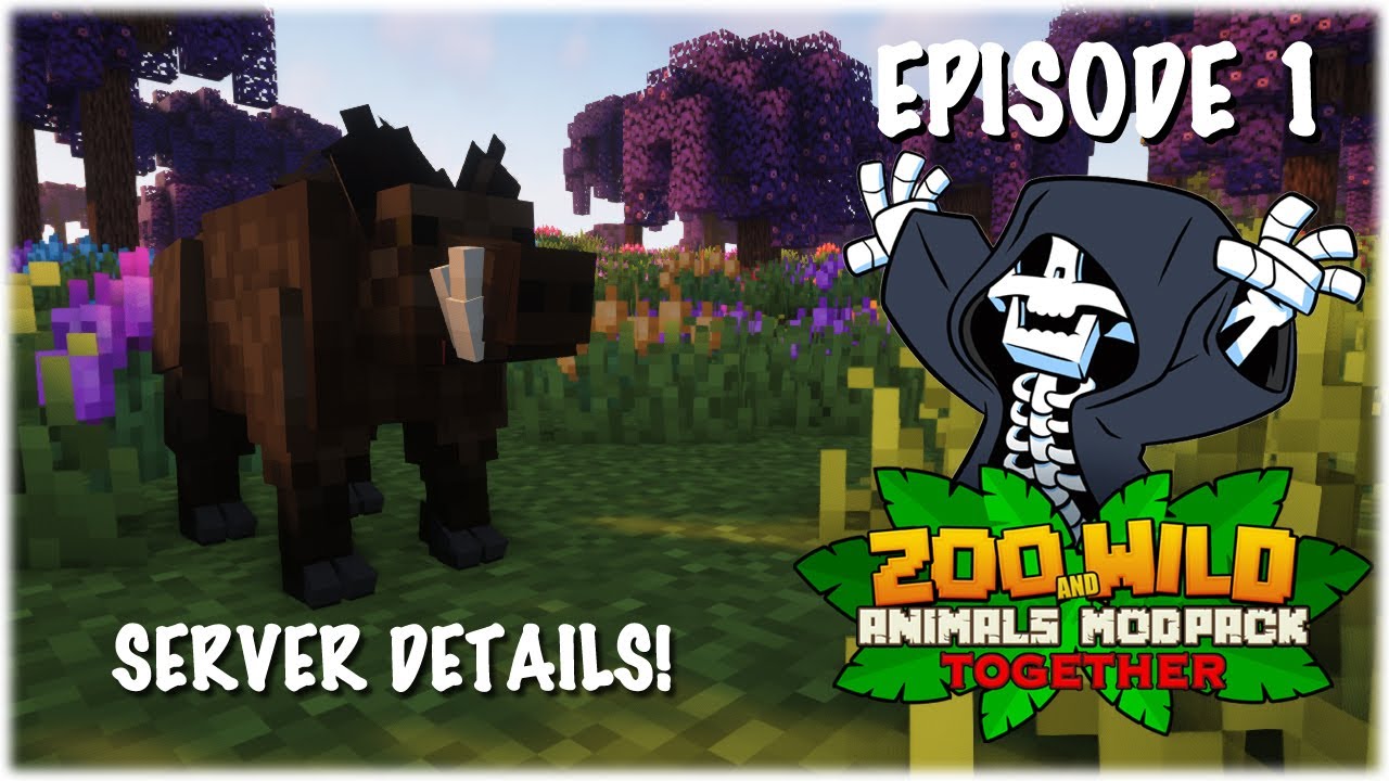 Join Me On This EPIC Zoo Building Adventure! - Minecraft SMP: Zoo and Wild Animal (ZAWA) Mod - S3E1