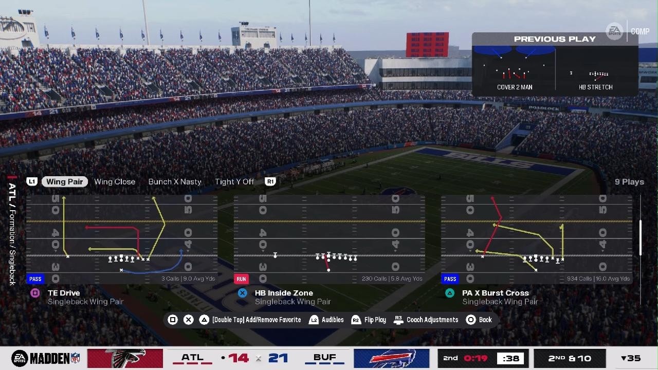 Madden NFL 26 Top play of the season Goalline execution