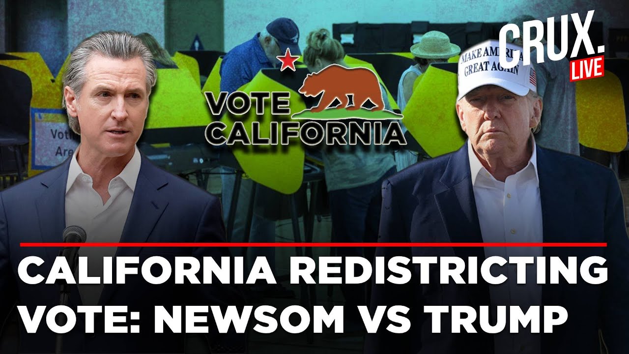 California Redistricting Vote LIVE | Gavin Newsom's Congressional Maps Face Final Test | Trump | US