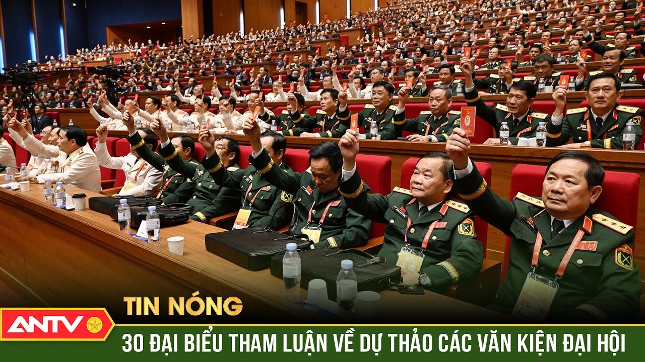30 đại biểu tham luận trong ngày làm việc thứ hai Đại hội XIV của Đảng | ANTV