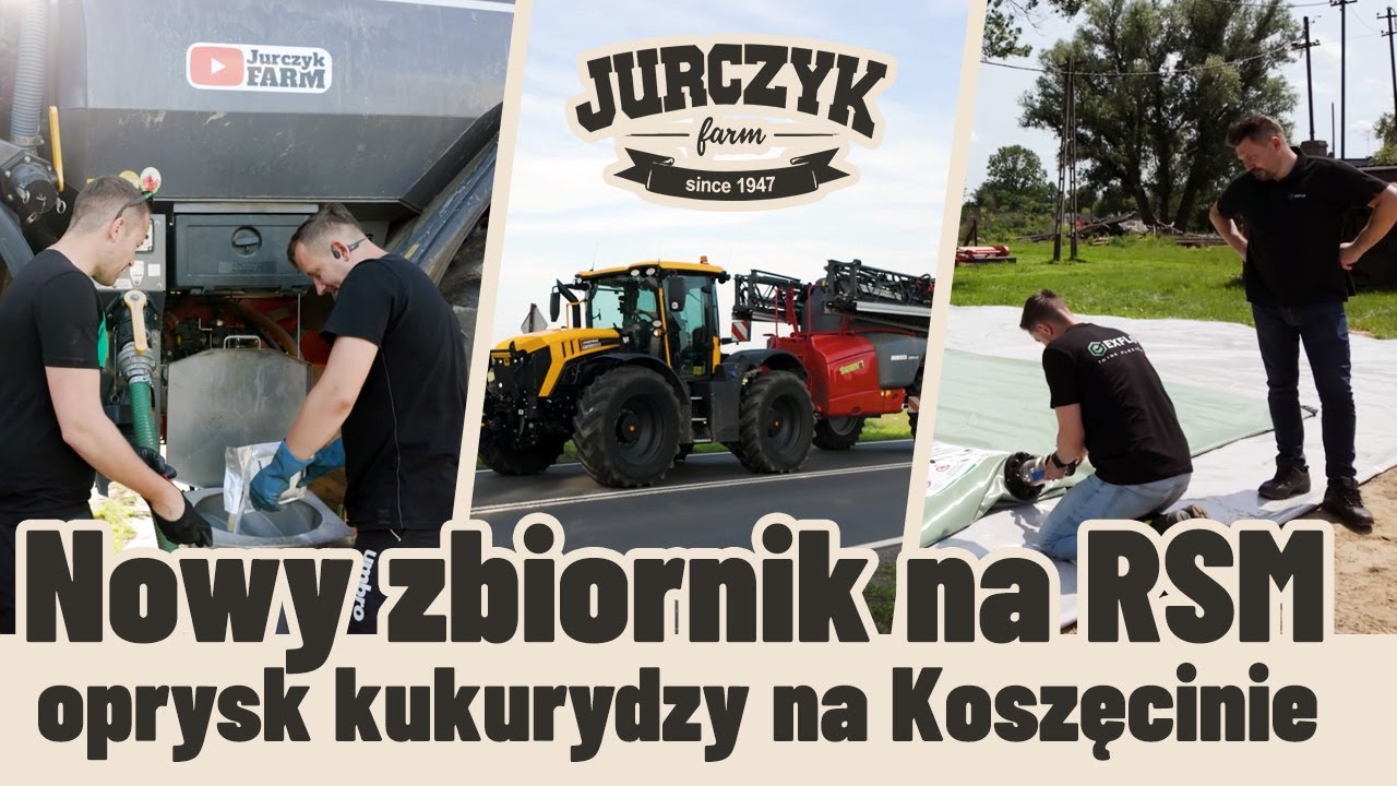 77. Mamy nowy zbiornik na RSM od Exflo, pryskamy chwasty w kukurydzy, suszarnia pnie się do góry!