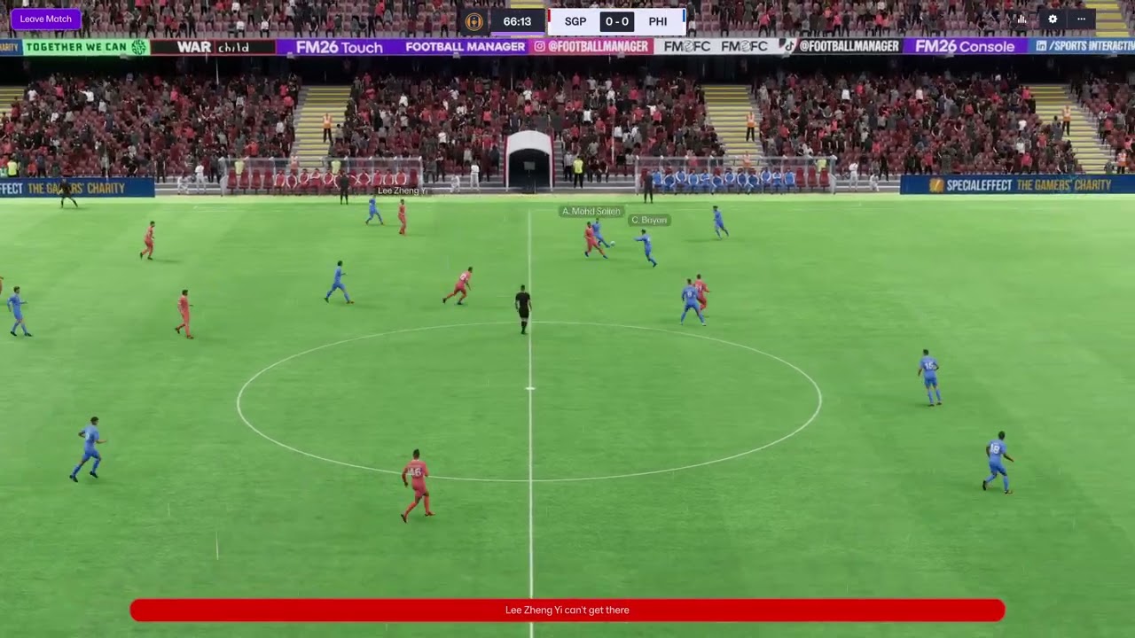 FM26 Pilipinas E99 Philippines vs Singapore SEA Championship Group B Season 2