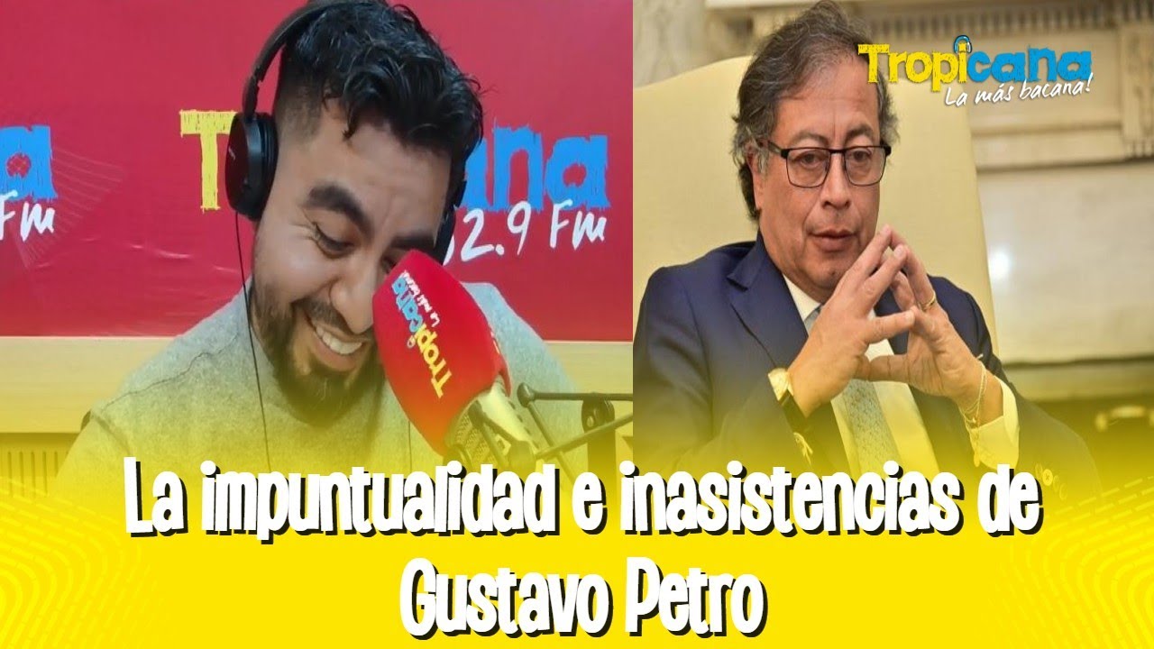 Gustavo Petro: Su impuntualidad y sus inasistencias a todo lado