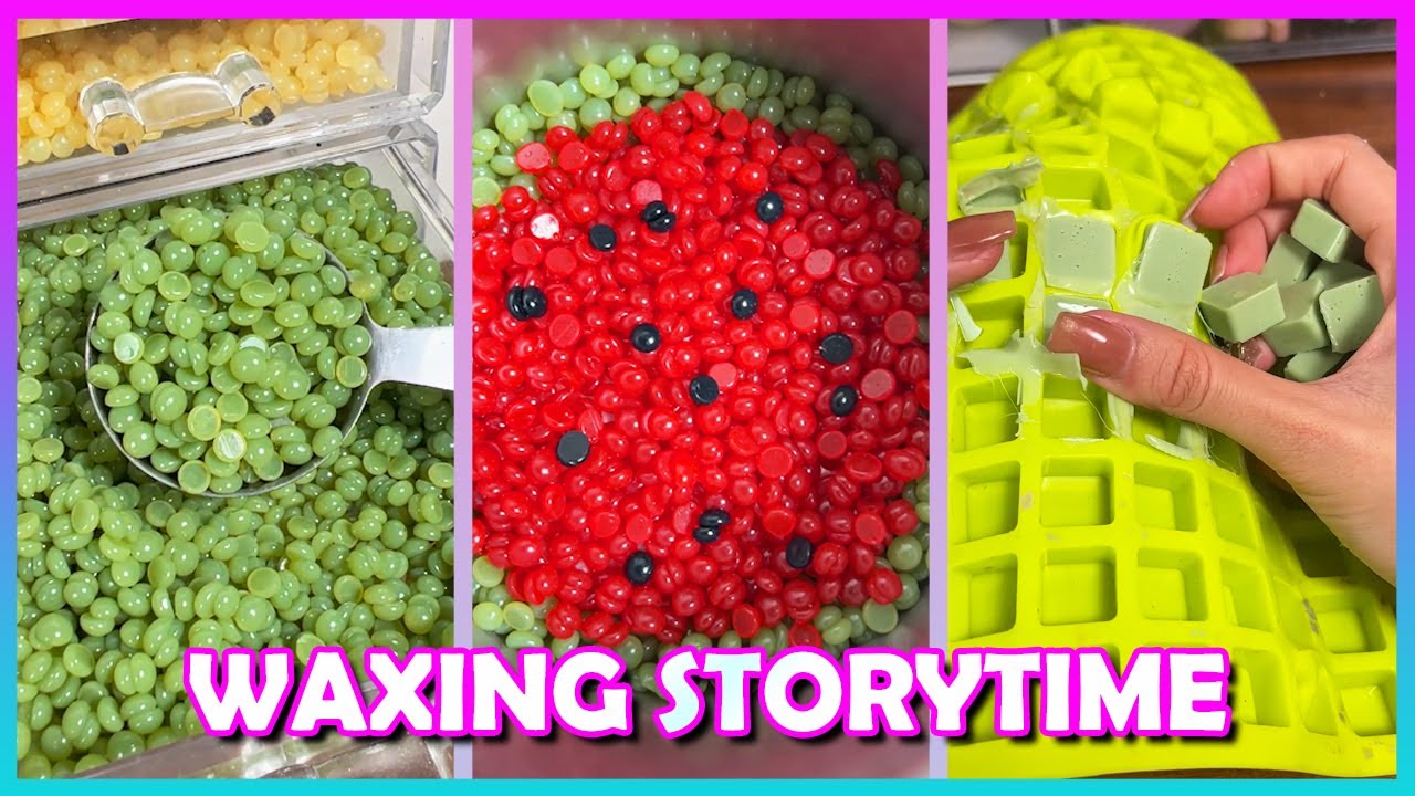🌈✨ Satisfying Waxing Storytime ✨😲 