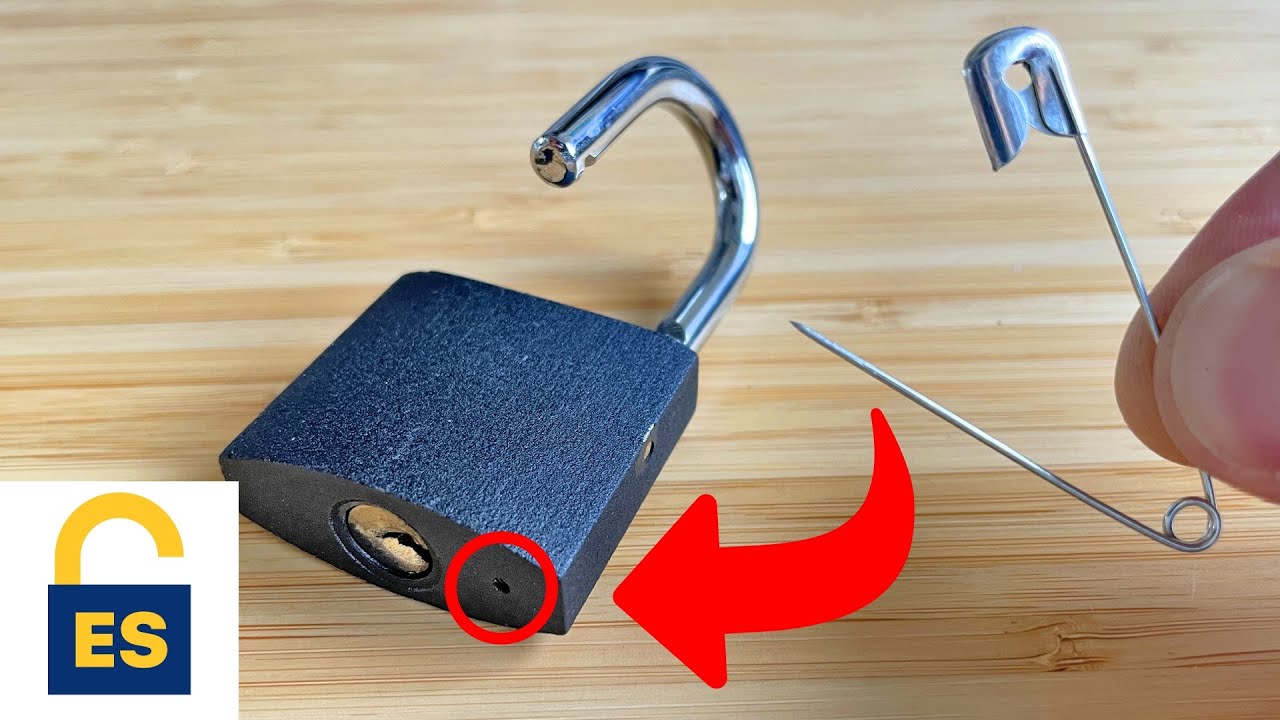 2 Maneras como ABRIR un CANDADO sin llave 🔑 (Muy FÁCIL)