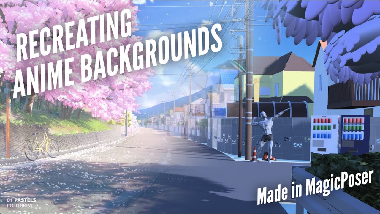 Magic Poser Anime Background Recreation! | MP SpeedBuilds