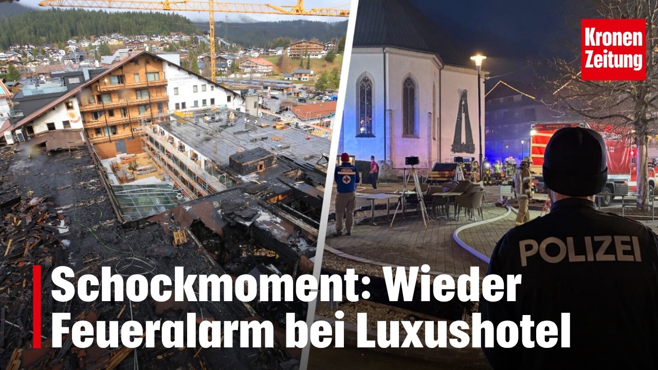 Tirol: Wieder Feueralarm bei Luxushotel | krone.tv NEWS