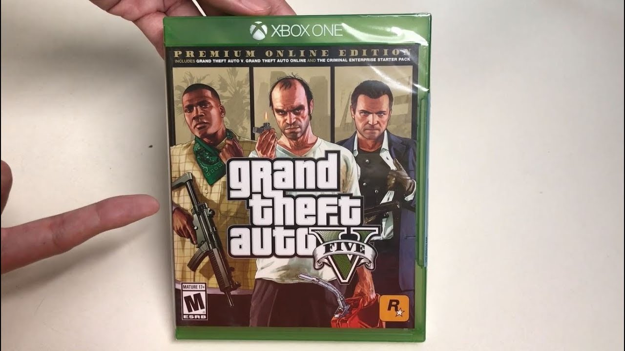Grand Theft Auto V Premium Online Edition (Xbox One) Unboxing