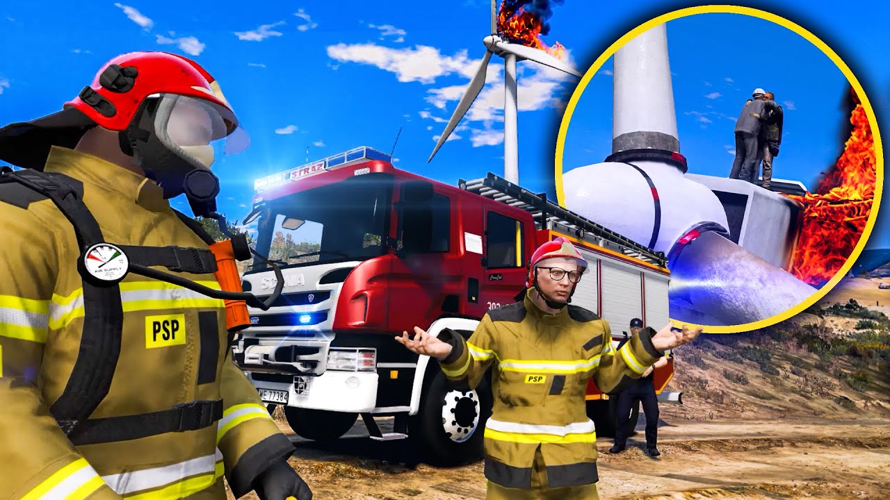 Polska Straż Pożarna - NIE DAŁO SIĘ ICH URATOWAĆ😲| GTA V