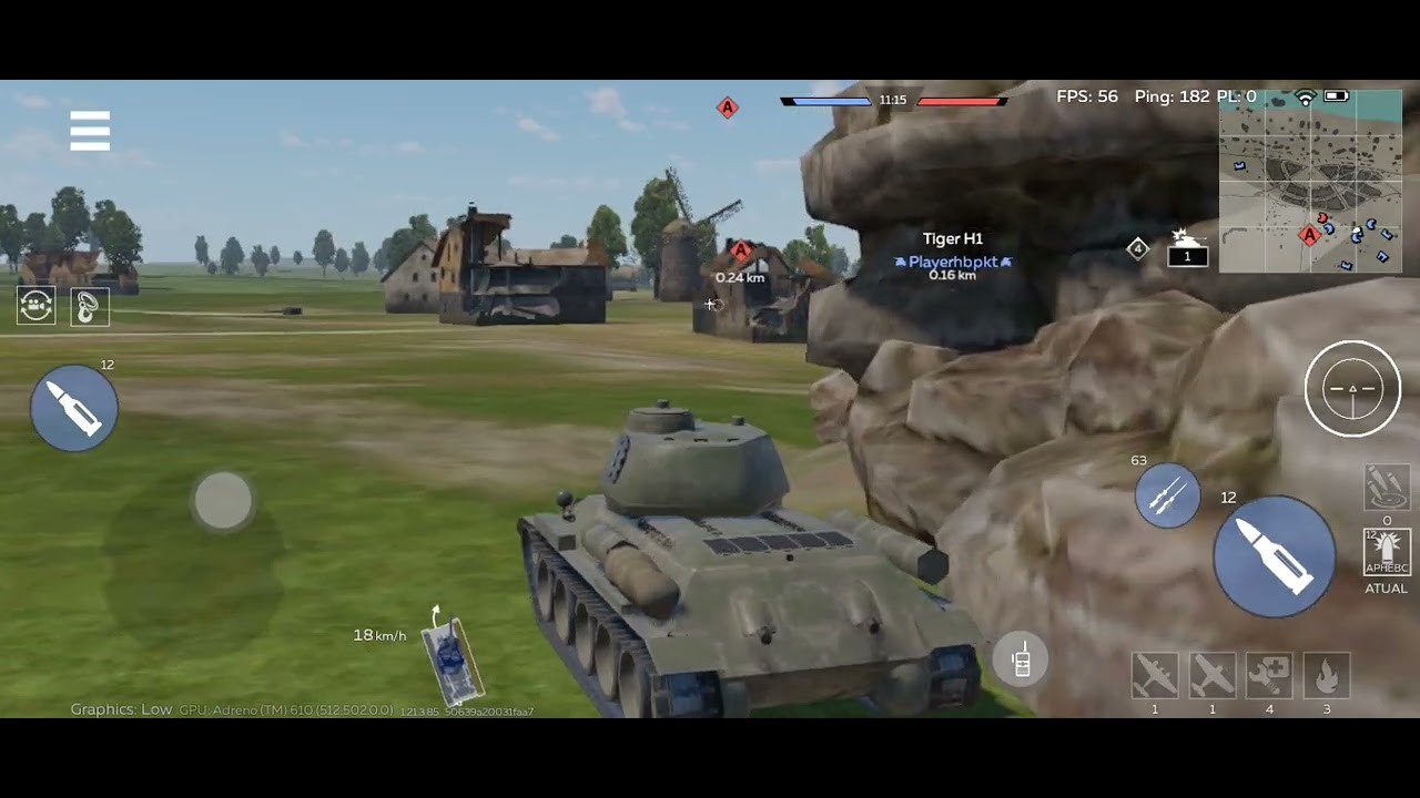 T-34-85 (D-5T) Gameplay