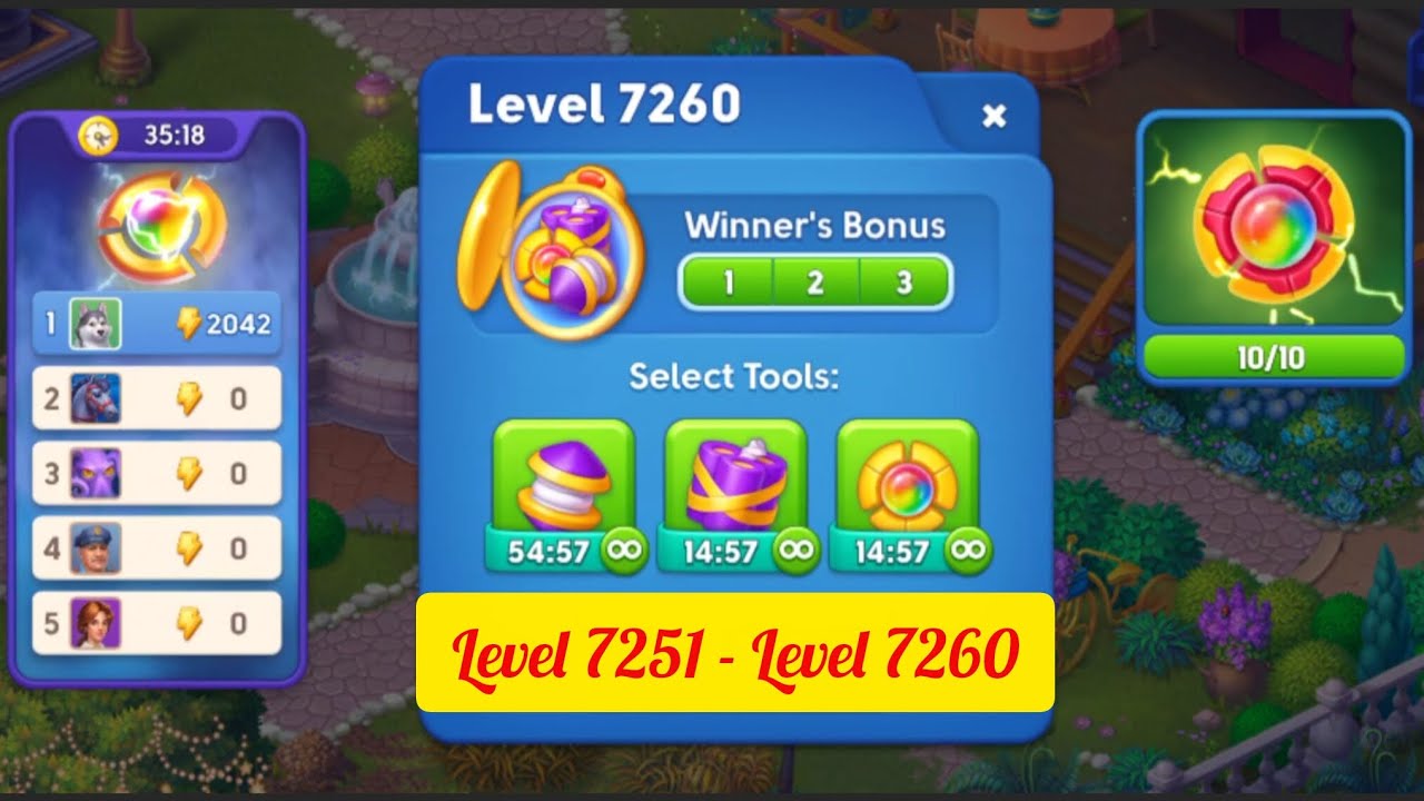 Mystery Matters : ( Level 7251 - Level 7260 )