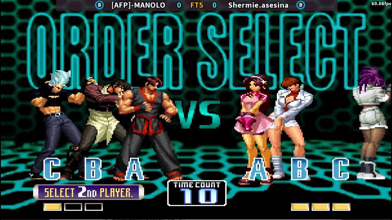 MANOLO vs Shermie.asesina || KOF 2002 || FT5