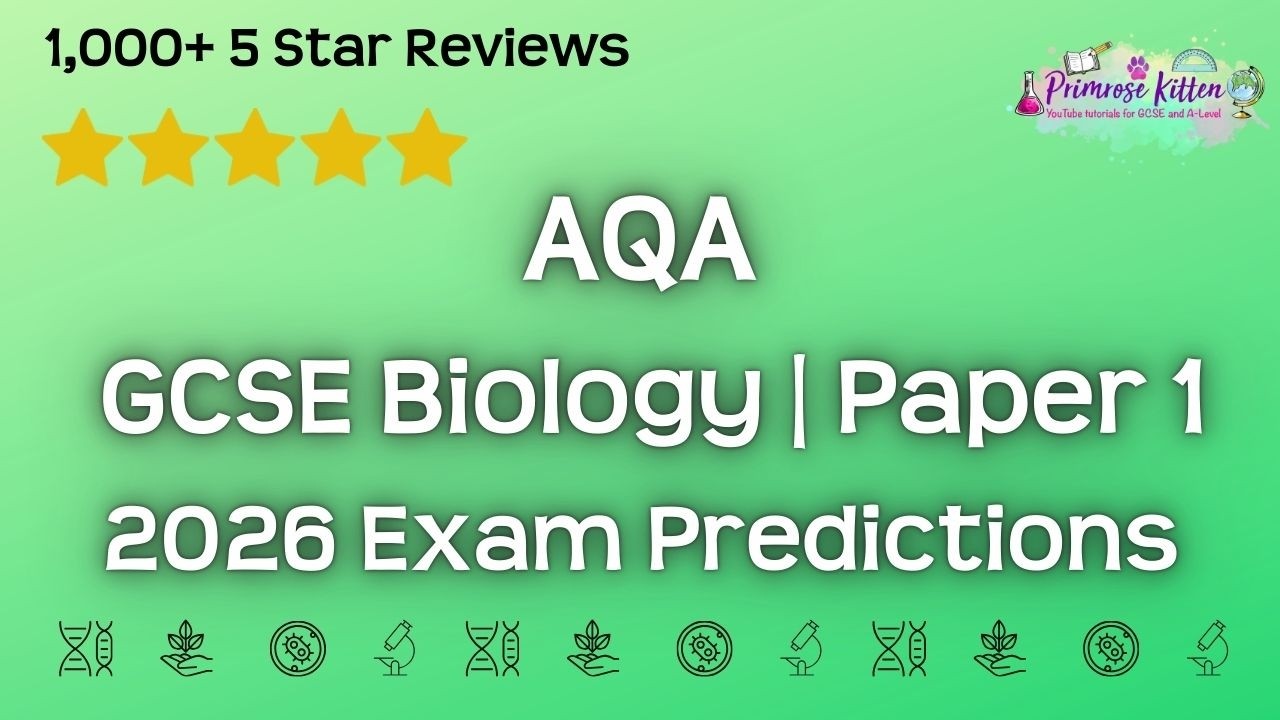 Прогнозы на экзамен AQA GCSE Biology Paper 1 2026 года | Пошаговое руководство по подготовке к эк...