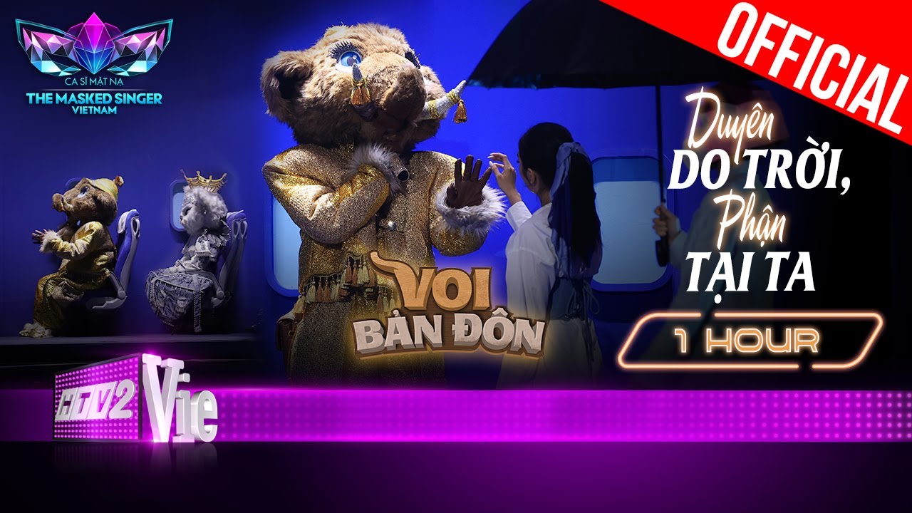 [1 HOUR] Duyên Do Trời, Phận Tại Ta thẫm đẫm từng câu với Voi Bản Đôn|The Masked Singer Vietnam 2023