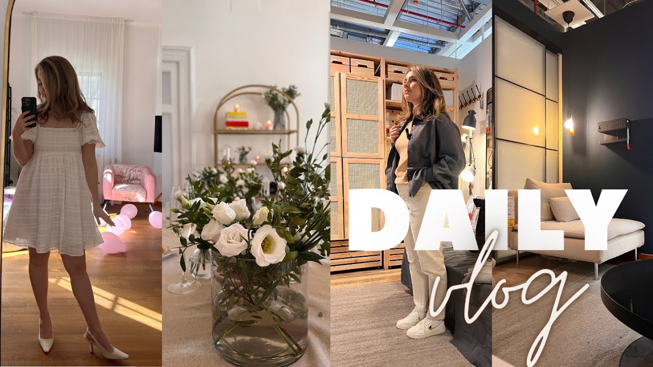 daily VLOG // o vizita in ikea si pregatiri pentru un baby shower
