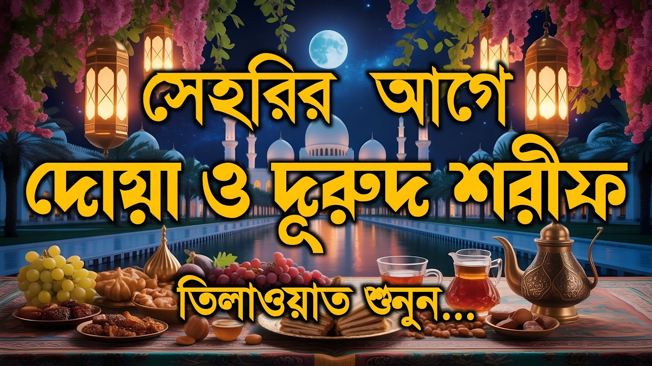 সেহরির আগে গুরুত্বপূর্ণ আমল ও তেলাওয়াত | মন জুড়ানো কুরআন তেলাওয়াত | Ramadan Dua & Recitation
