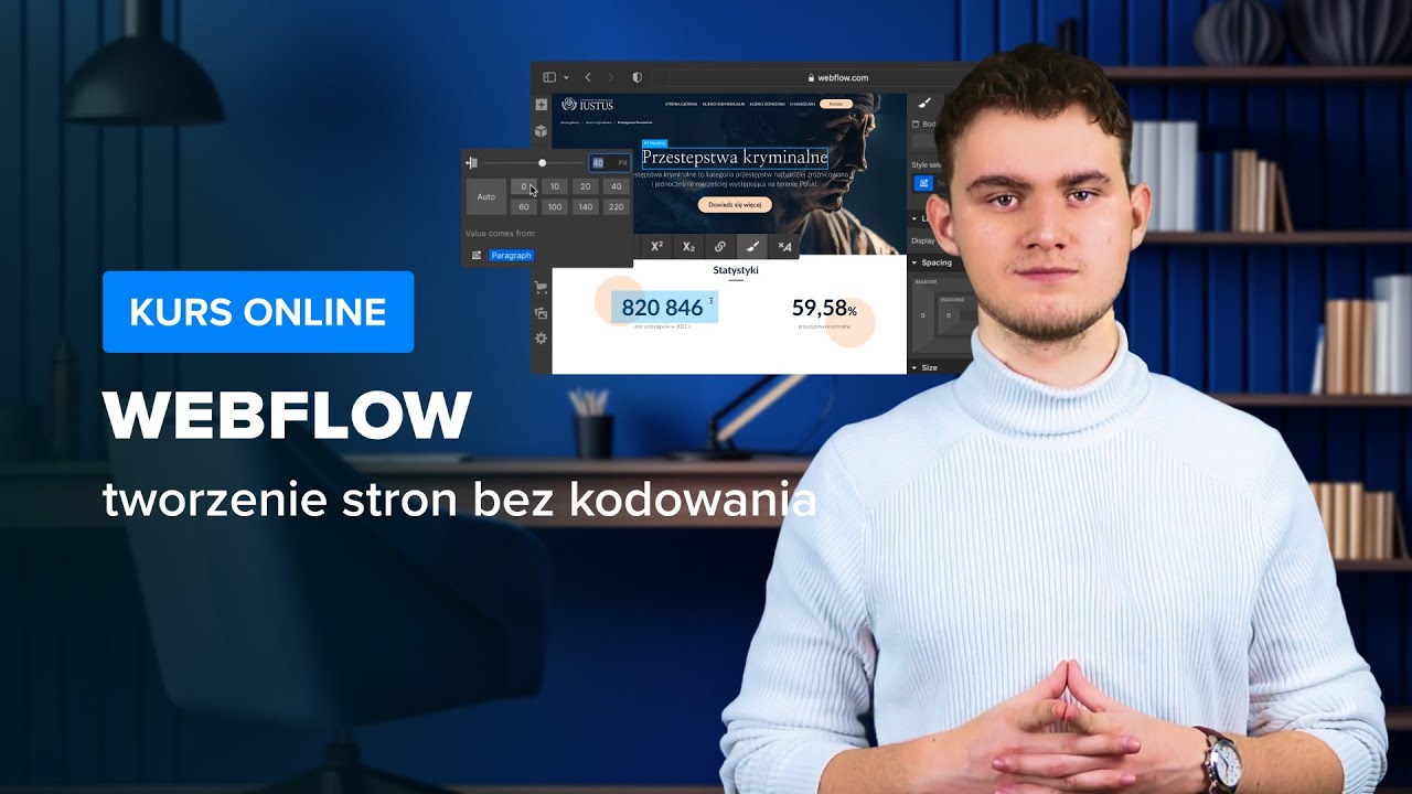 WEBFLOW - Tworzenie Stron bez Kodowania | Wstęp do Kursu | ▶strefakursow.pl◀ #webflow #web