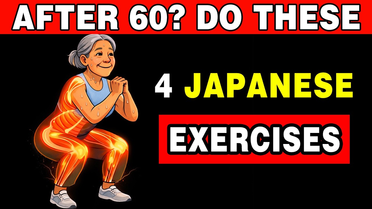 Over 60? 4 Japanese Exercises to Strengthen Legs and Prevent Falls | Senior Wellness