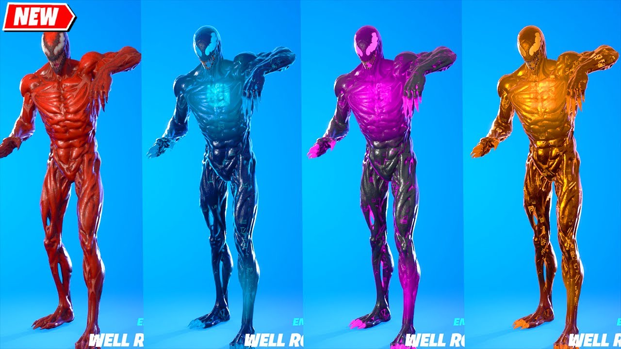 Carnage Super Level Styles (Season 8 Fortnite Enlightened styles) シ