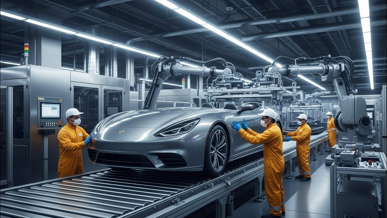 How Electric Cars Are Made Today 🚗 Inside a High-Tech Modern EV Factory | Full Process