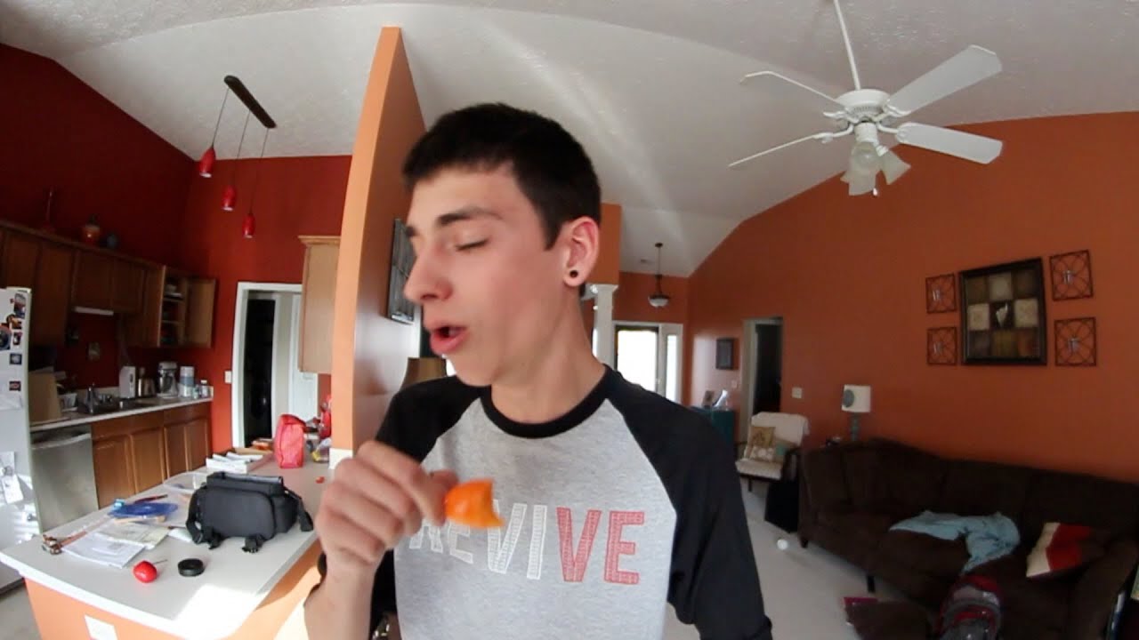 Idiot Eats a Hot Pepper!