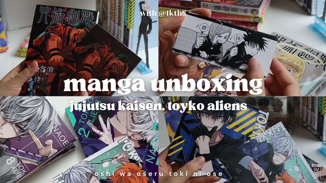 【unboxing】quick manga haul with cute special edition gifts💸 | Jujutsu Kaisen, Tokyo Aliens