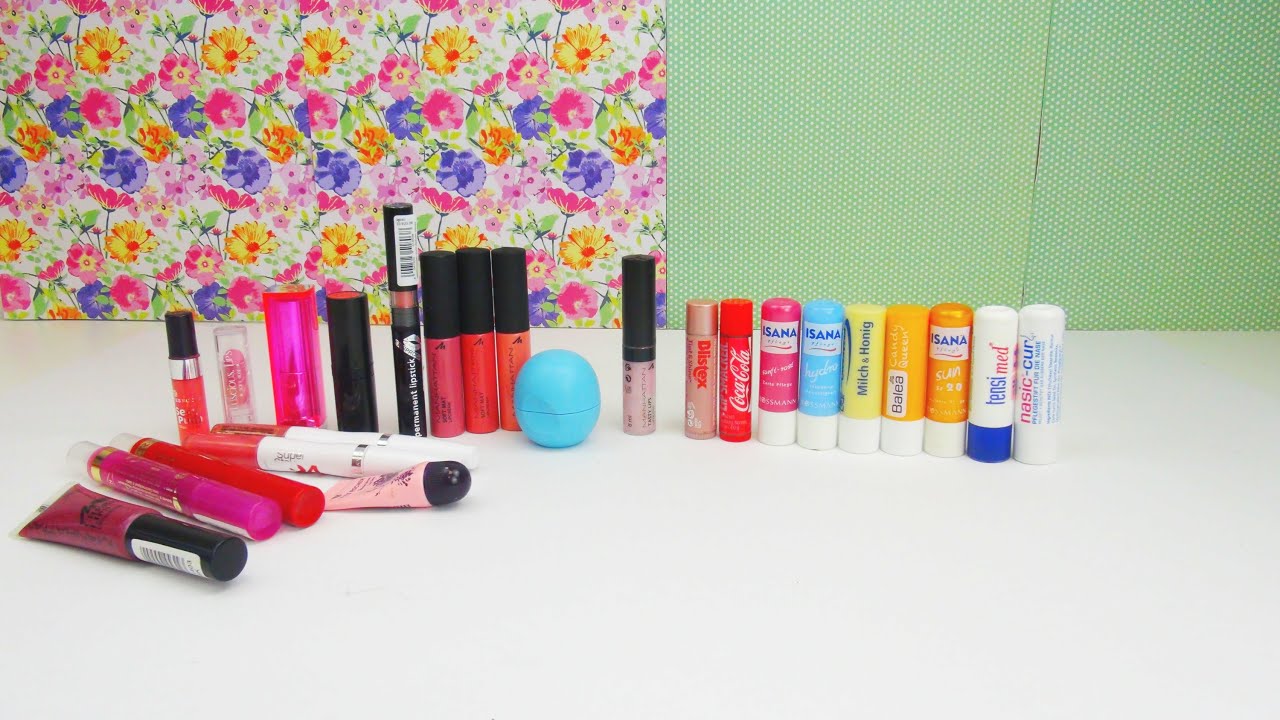 Kathis Lippenstift Sammlung! | Lippentstift Collection Haul DIY | deutsch