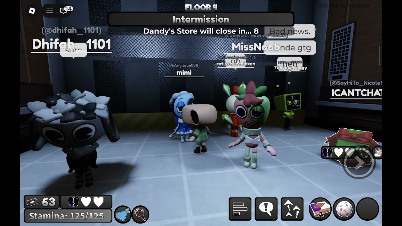 playing with a good team my lag killed me at floor 19