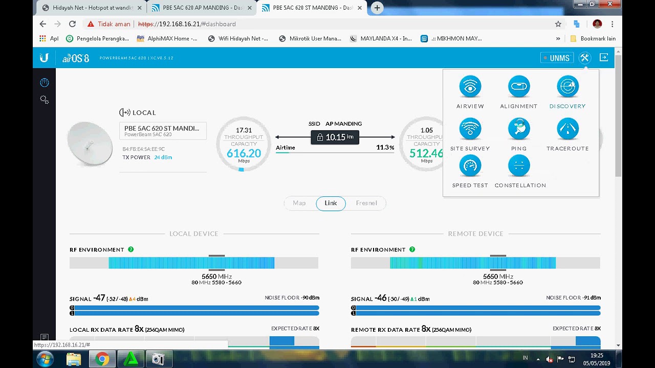 redio link POWERBEAM 5AC 620