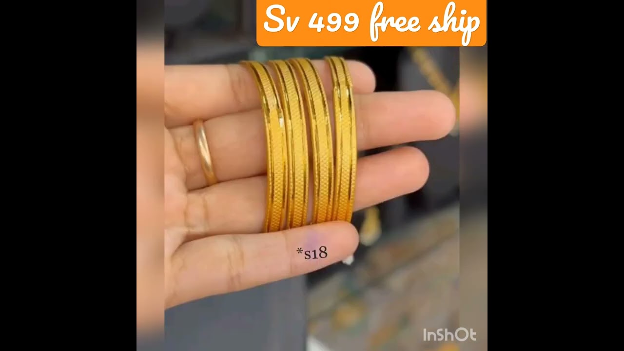 #micro gold polish# bangle for order 9390923868 ,,for more collections link in description 👇👇👇