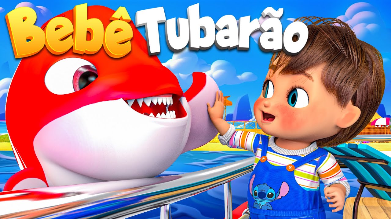 🔴 LIVE Vamos Nadar com o Bebê Tubarão #rimasinfantis   @SuperLucaPortugues #bebêtubarão